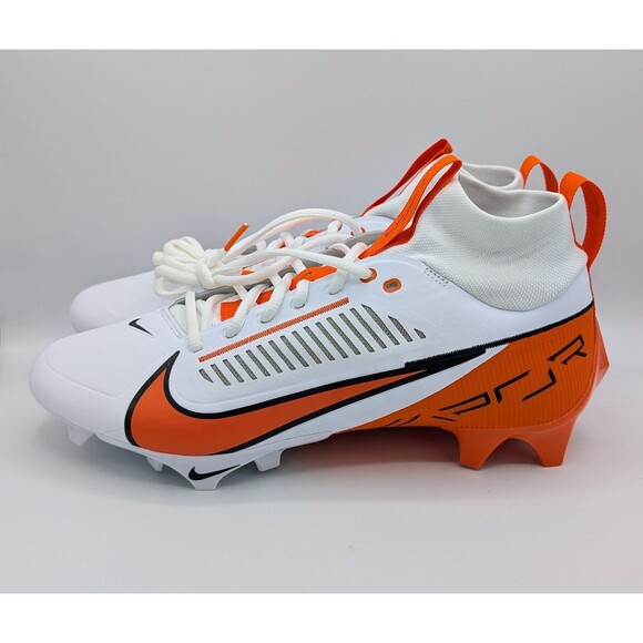 Nike Vapor Edge Pro 360 2 TB Football Cleats White Orange Mens 11 FQ4044-100